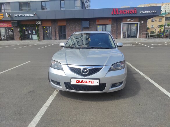 2007 Mazda 3 I (BK) Рестайлинг, серебристый, 500000 рублей - вид 1
