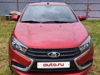 2016 Lada (ВАЗ) Vesta I, красный, 700000 рублей, вид 1