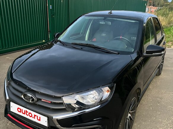 2025 Lada (ВАЗ) Granta Sport I Рестайлинг, чёрный, 1300000 рублей - вид 2
