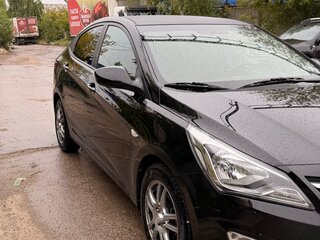 2016 Hyundai Solaris I Рестайлинг, чёрный, 810000 рублей, вид 5