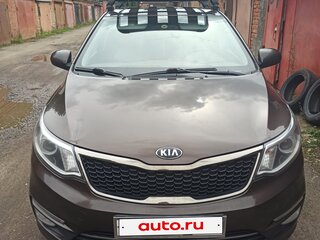 2017 Kia Rio III Рестайлинг, коричневый, 1350000 рублей, вид 1