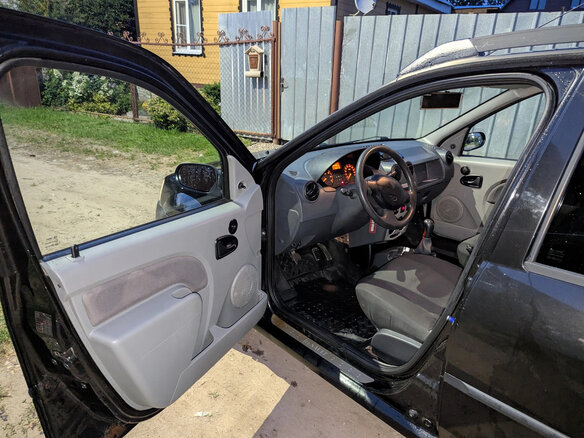 2009 Renault Logan I, чёрный, 310000 рублей - вид 6