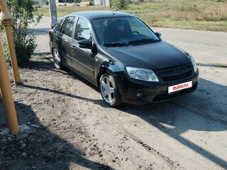 2014 Lada (ВАЗ) Granta I, чёрный, 450000 рублей, вид 4