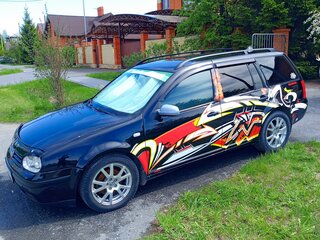 2003 Volkswagen Golf IV, чёрный, 350000 рублей, вид 1