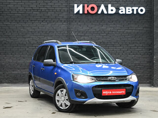2017 Lada (ВАЗ) Kalina Cross II, синий, 570000 рублей, вид 3
