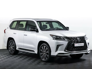 2020 Lexus LX 570 III Рестайлинг 2, белый, 10977120 рублей, вид 3