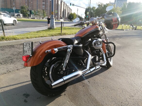 2014 Harley-Davidson XL1200, оранжевый, 999000 рублей - вид 11