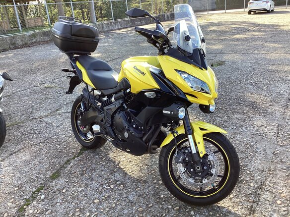 2015 Kawasaki Versys 650, жёлтый, 570000 рублей - вид 9