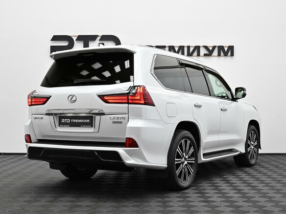 2018 Lexus LX 570 III Рестайлинг 2, белый, 9990000 рублей - вид 1