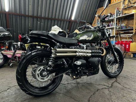 2023 Triumph Scrambler, зелёный, 1150000 рублей, вид 5