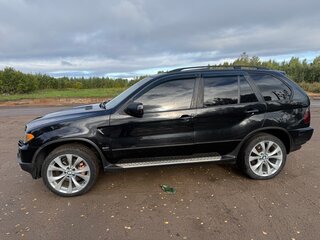 2004 BMW X5 3.0i I (E53) Рестайлинг, чёрный, 1100000 рублей, вид 2