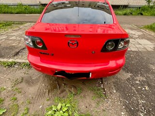 2008 Mazda 3 I (BK) Рестайлинг, красный, 585000 рублей, вид 4