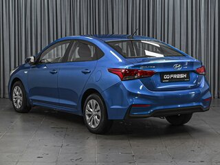 2019 Hyundai Solaris II, синий, 1409500 рублей, вид 2