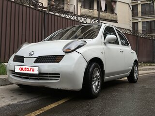 2002 Nissan March III (K12), белый, 320000 рублей, вид 1
