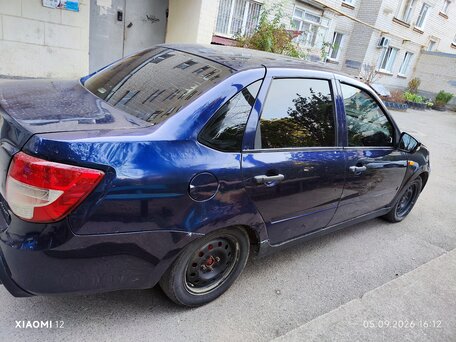2012 Lada (ВАЗ) Granta I, синий, 220000 рублей, вид 4