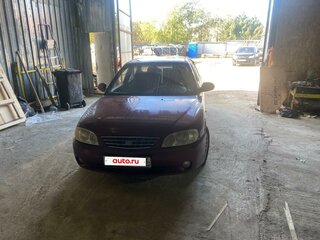2007 Kia Spectra I Рестайлинг 2, красный, 180000 рублей, вид 1