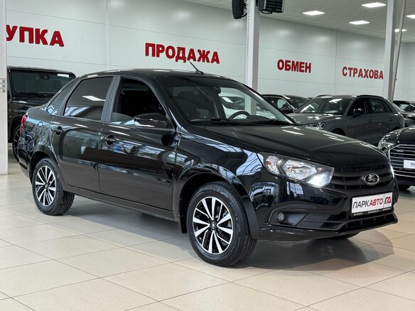 2023 Lada (ВАЗ) Granta I Рестайлинг, чёрный, 850000 рублей - вид 2