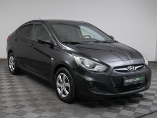 2011 Hyundai Solaris I, чёрный, 599000 рублей, вид 3