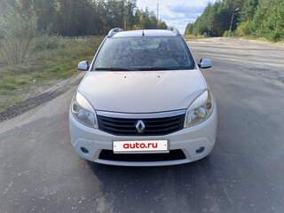 2012 Renault Sandero I, белый, 430000 рублей, вид 1