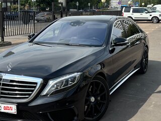 2015 Mercedes-Benz S-Класс 500 Long VI (W222, C217), чёрный, 3050000 рублей, вид 1