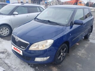 2014 Skoda Fabia II Рестайлинг, синий, 600000 рублей, вид 1
