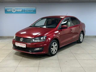 2017 Volkswagen Polo V Рестайлинг, красный, 1150000 рублей, вид 1