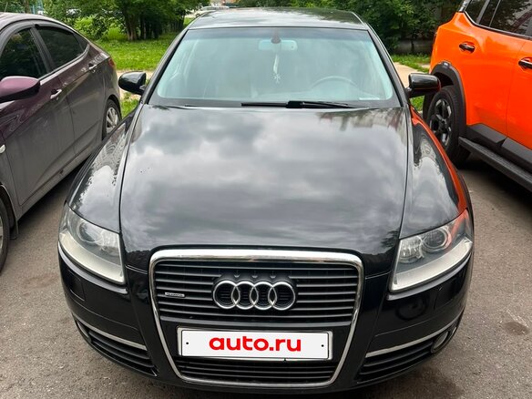 2007 Audi A6 III (C6), чёрный, 580000 рублей