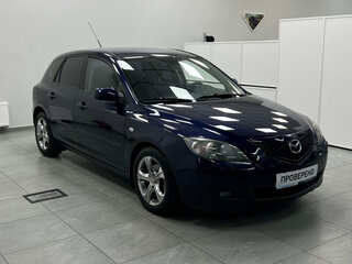 2008 Mazda 3 I (BK) Рестайлинг, синий, 699000 рублей, вид 3