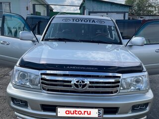 2007 Toyota Land Cruiser 100 Series Рестайлинг 2, серебристый, 2090000 рублей, вид 2