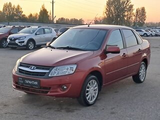 2013 Lada (ВАЗ) Granta I, красный, 595000 рублей, вид 1