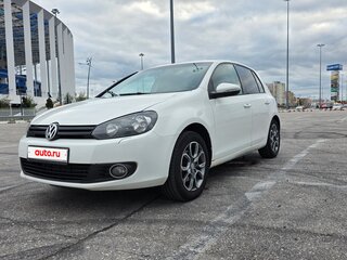 2012 Volkswagen Golf VI, белый, 730000 рублей, вид 2