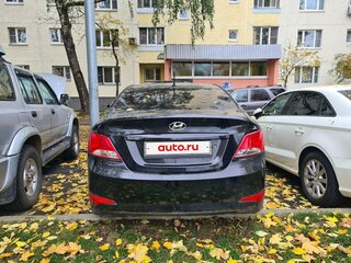 2015 Hyundai Solaris I Рестайлинг, чёрный, 870000 рублей, вид 2