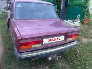 2002 Lada (ВАЗ) 2107, пурпурный, 80000 рублей, вид 2