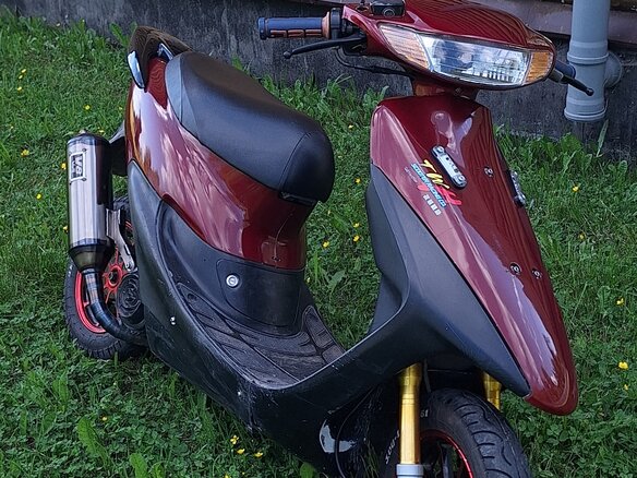 1994 Honda Dio, красный, 65000 рублей