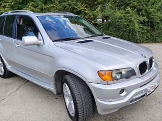 2002 BMW X5 3.0i I (E53), серебристый, 800000 рублей, вид 3