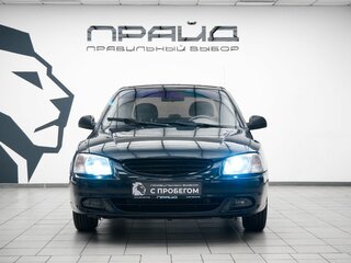 2006 Hyundai Accent ТагАЗ II, чёрный, 529000 рублей, вид 2