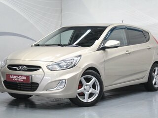 2012 Hyundai Solaris I, бежевый, 860000 рублей, вид 1