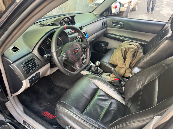 2007 Subaru Forester II Рестайлинг, чёрный, 1200000 рублей - вид 9