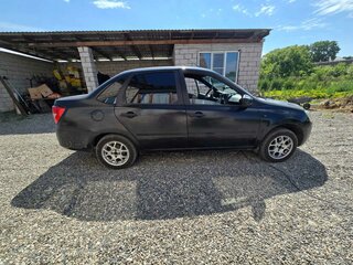 2013 Lada (ВАЗ) Granta I, чёрный, 450000 рублей, вид 3