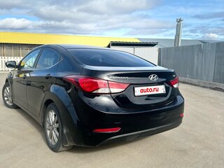 2015 Hyundai Elantra V (MD) Рестайлинг, чёрный, 1370000 рублей, вид 1