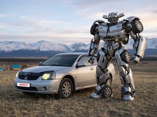 2007 Mitsubishi Galant IX Рестайлинг, серебристый, 515000 рублей, вид 1