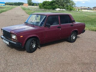 2003 Lada (ВАЗ) 2107, пурпурный, 100000 рублей, вид 2
