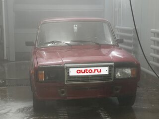 2006 Lada (ВАЗ) 2107, пурпурный, 85000 рублей, вид 1
