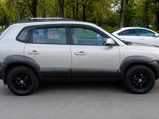 2006 Hyundai Tucson I, серебристый, 1555555 рублей, вид 4