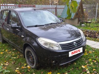 2011 Renault Sandero I, чёрный, 570000 рублей, вид 3