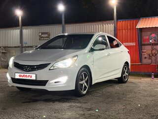 2016 Hyundai Solaris I Рестайлинг, белый, 1025000 рублей, вид 1
