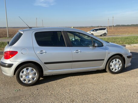 2005 Peugeot 307 I Рестайлинг, серебристый, 370000 рублей, вид 4