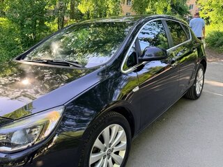 2012 Opel Astra J Рестайлинг, чёрный, 730000 рублей, вид 1
