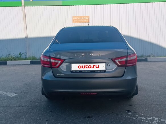 2016 Lada (ВАЗ) Vesta I, серый, 680000 рублей - вид 3