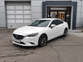 2018 Mazda 6 III (GJ) Рестайлинг, белый, 1859000 рублей, вид 1